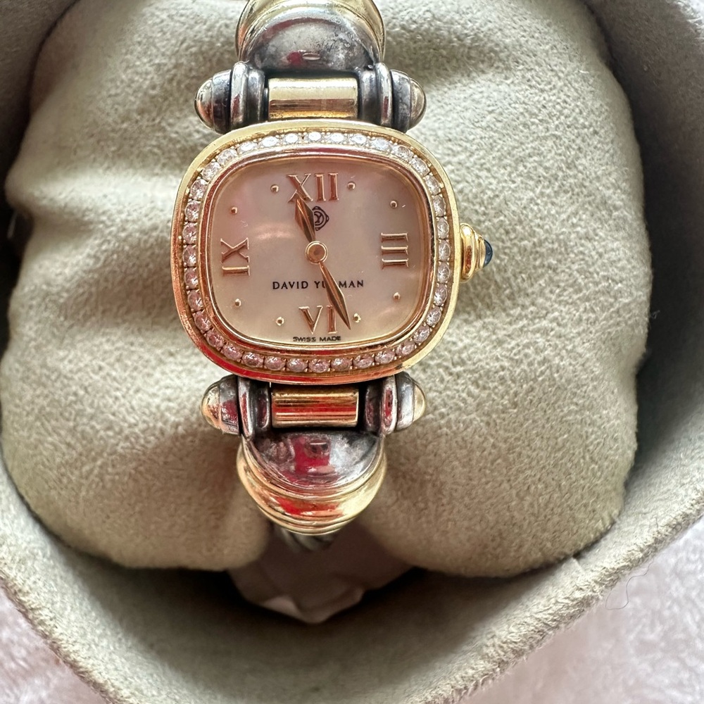David Yurman Gold and Silver Women's Watch
